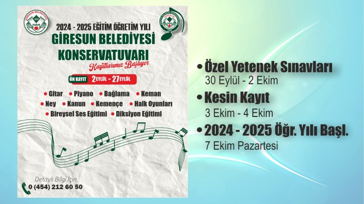 2024 - 2025 Eğitim Öğretim Yılı Kurs Başlangıcı